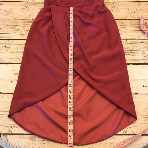 JJ’s House Womens Formal Dress Sweetheart Neckline Cap Sleeve Draped Front Sz S - Picture 12 of 16